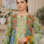 Lawn 3 Piece Suit – Embroidered Printed