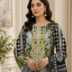 Lawn 3 Piece Suit – Embroidered Printed