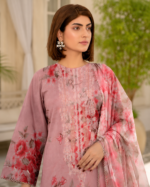 Lawn 3 Piece Suit – Embroidered Printed