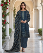 Lawn 3 Piece Suit – Embroidered Printed - Image 2