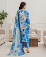 Lawn 3 Piece Suit – Embroidered Printed - Image 3